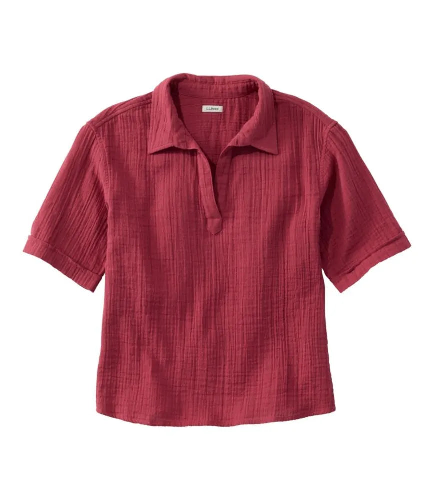 Women's Cloud Gauze Shirt, Polo