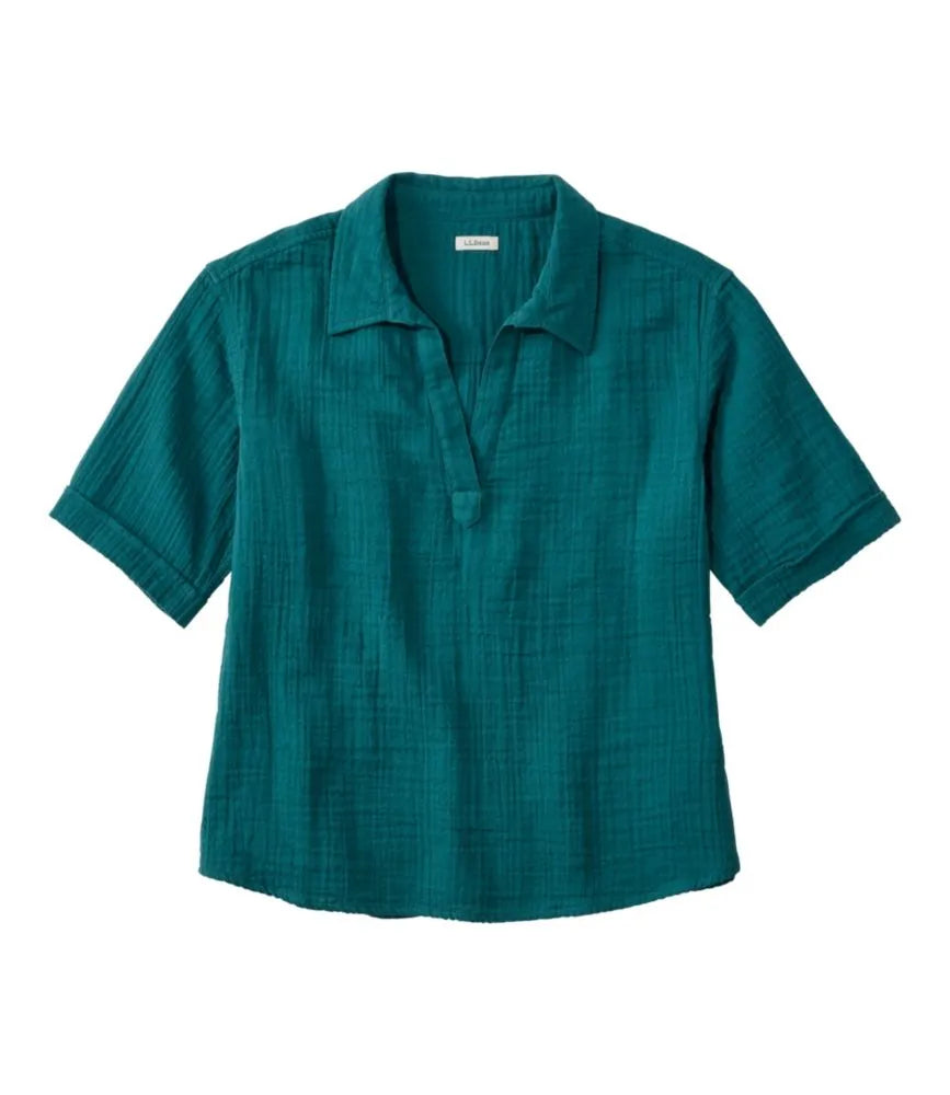 Women's Cloud Gauze Shirt, Polo