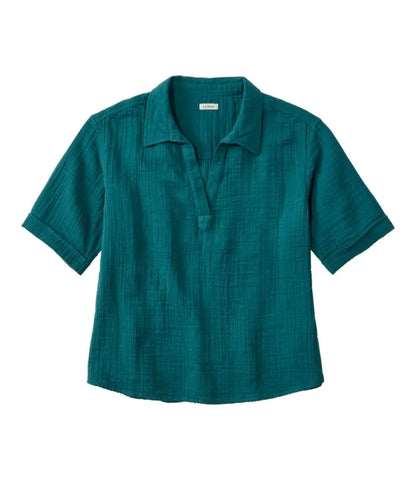 Women's Cloud Gauze Shirt, Polo