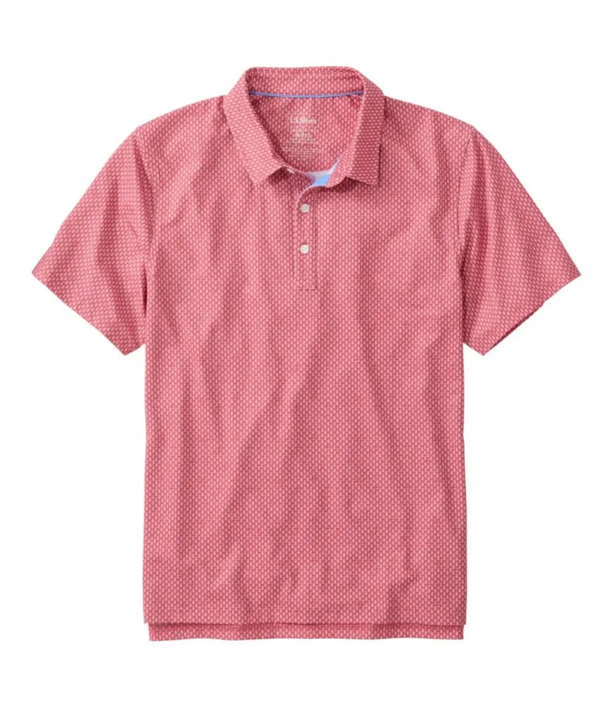 Men's Comfort Stretch Performance® Party Polo, Slightly Fitted, Short-Sleeve, Print