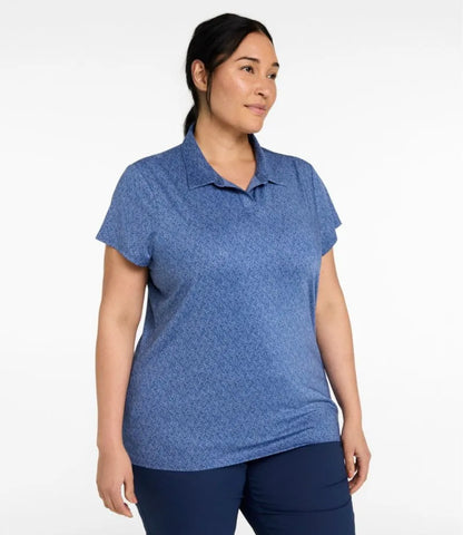 Women's Access Polo, Short-Sleeve Print