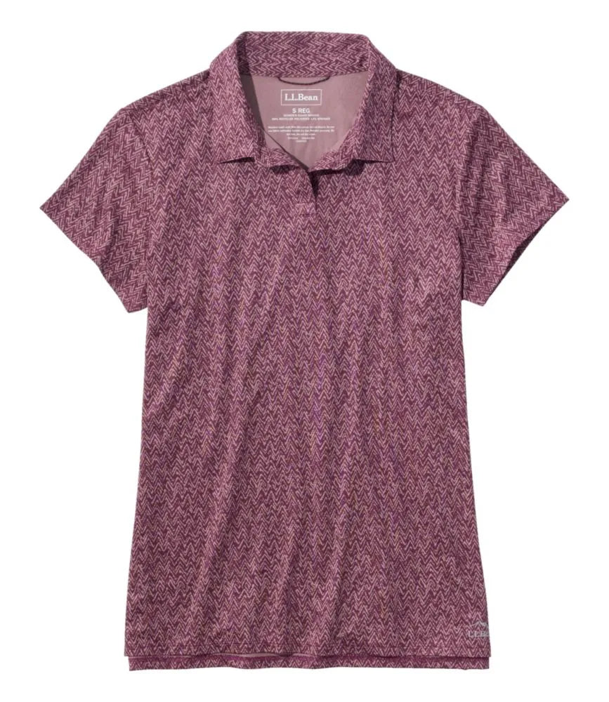 Women's Access Polo, Short-Sleeve Print