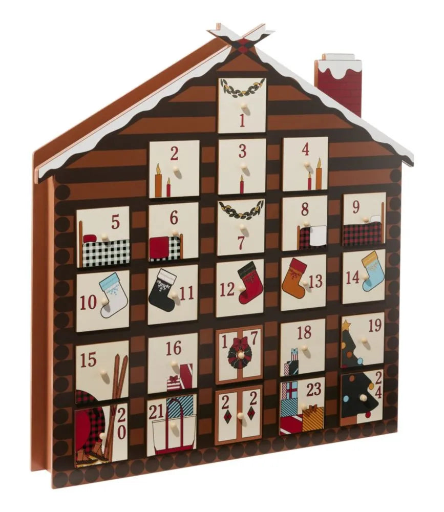 Holiday Log Cabin Advent Calendar