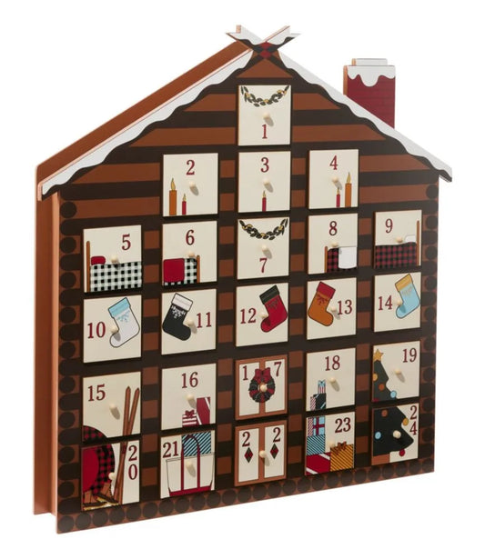 Holiday Log Cabin Advent Calendar