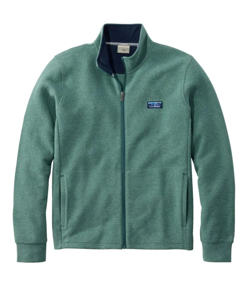 Men's Lakewashed Double-Knit Full-Zip