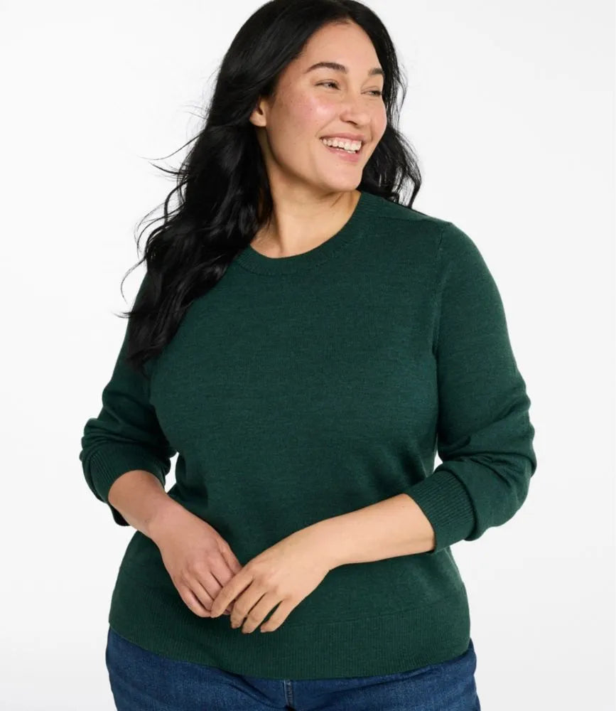 Women's Essential Merino Wool Sweater, Crewneck