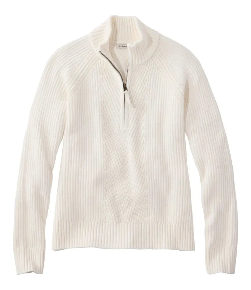 Women's Mariner Shaker Sweater, Quarter-Zip