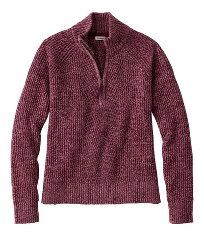 Women's Mariner Shaker Sweater, Quarter-Zip