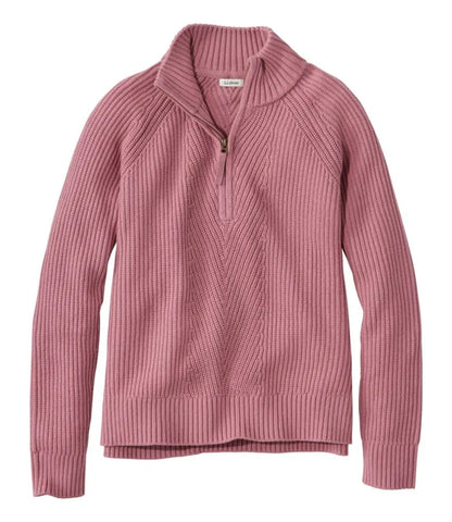 Women's Mariner Shaker Sweater, Quarter-Zip