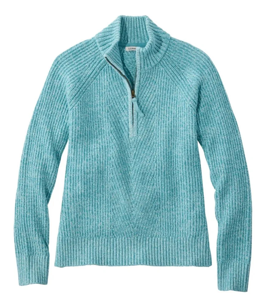 Women's Mariner Shaker Sweater, Quarter-Zip
