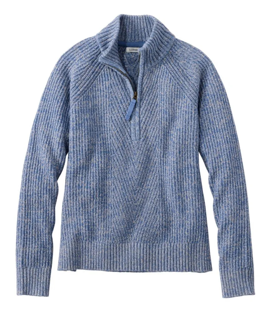 Women's Mariner Shaker Sweater, Quarter-Zip