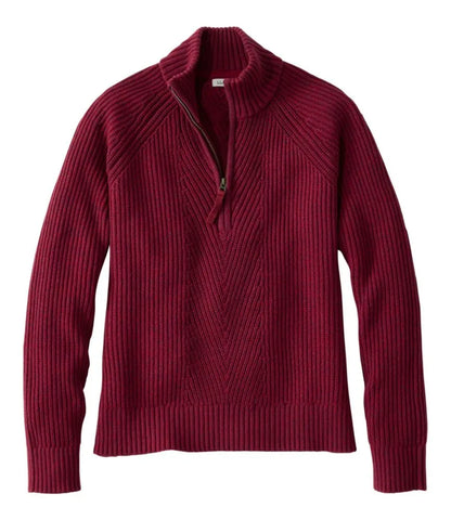 Women's Mariner Shaker Sweater, Quarter-Zip