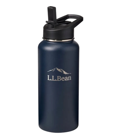 Bean Canteen Insulated Straw Water Bottle, 32 oz.