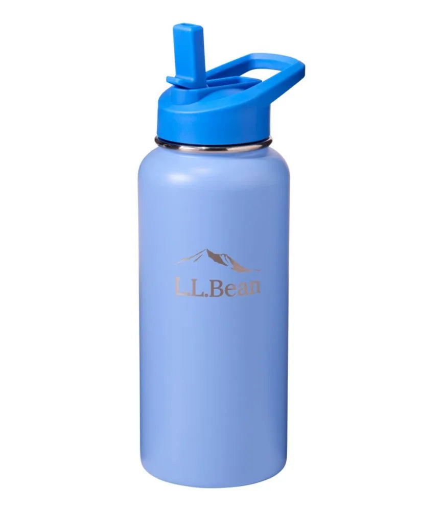 Bean Canteen Insulated Straw Water Bottle, 32 oz.