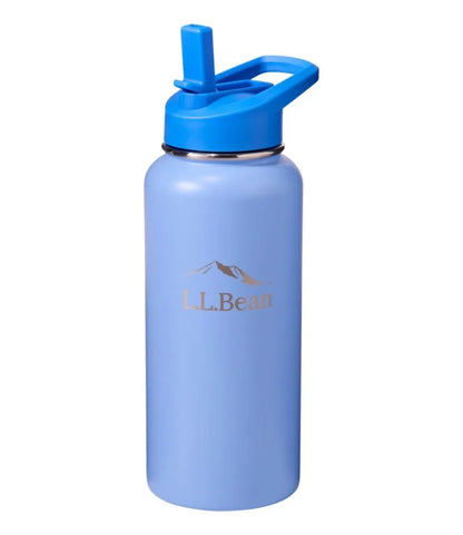 Bean Canteen Insulated Straw Water Bottle, 32 oz.