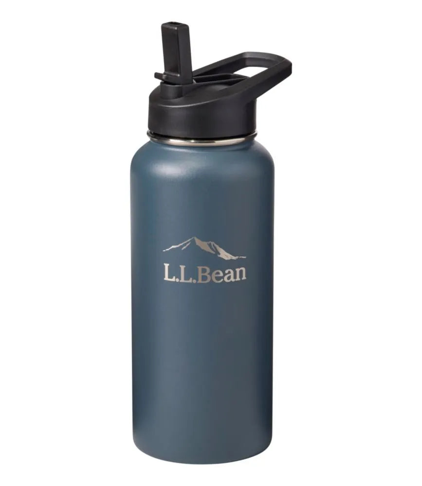 Bean Canteen Insulated Straw Water Bottle, 32 oz.