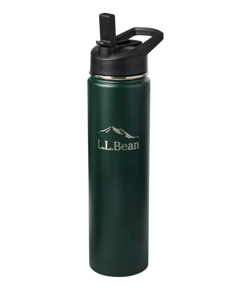 Bean Canteen Insulated Straw Water Bottle, 25 oz.
