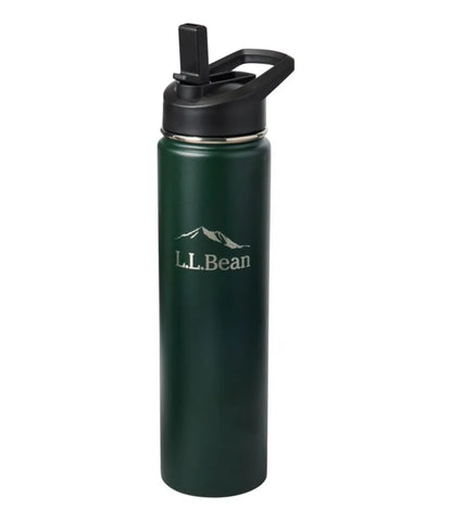 Bean Canteen Insulated Straw Water Bottle, 25 oz.