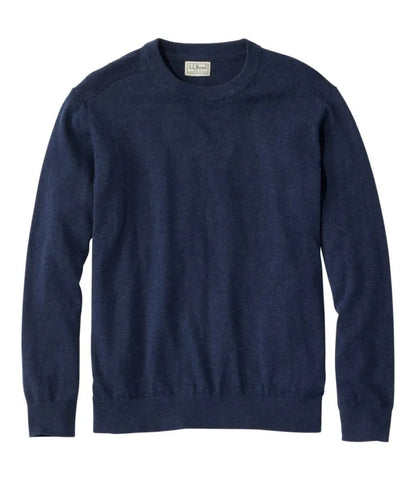 Men's All Seasons Cotton Blend Sweater, Crewneck