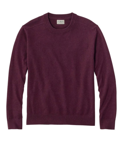 Men's All Seasons Cotton Blend Sweater, Crewneck