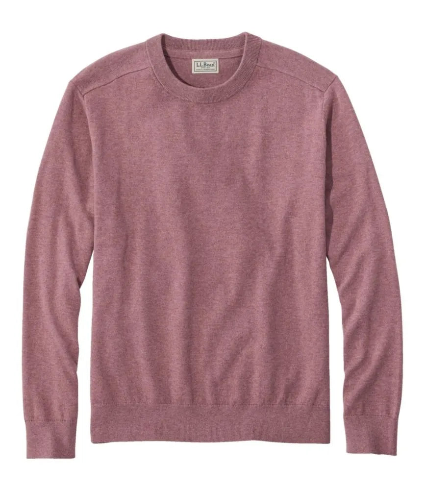 Men's All Seasons Cotton Blend Sweater, Crewneck