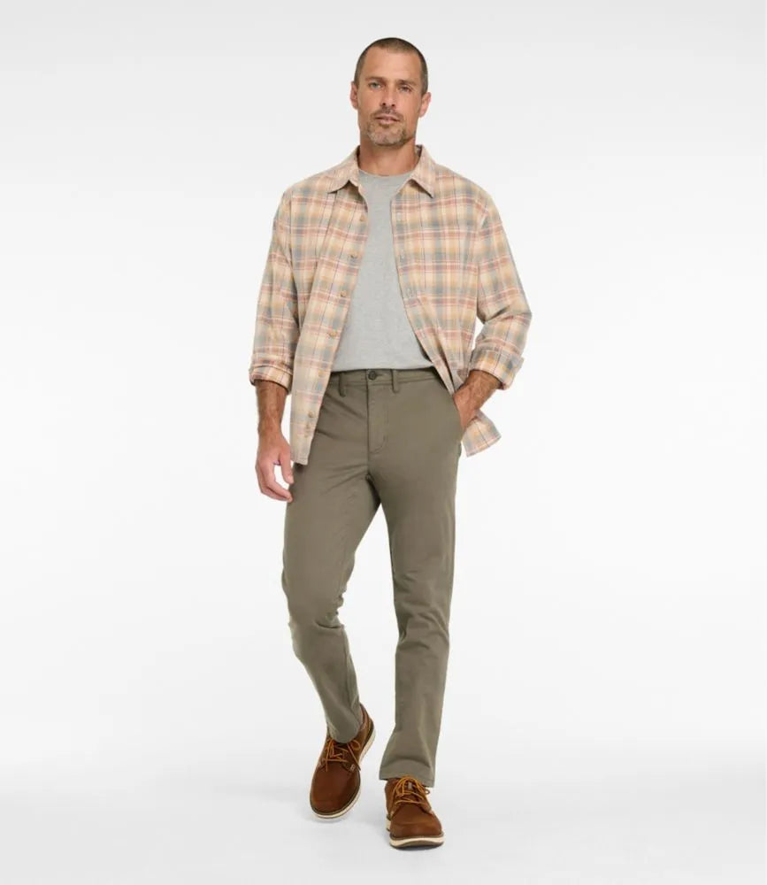 Men's Sunwashed Khaki Pants, Slim Fit