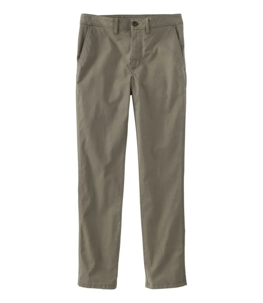 Men's Sunwashed Khaki Pants, Slim Fit