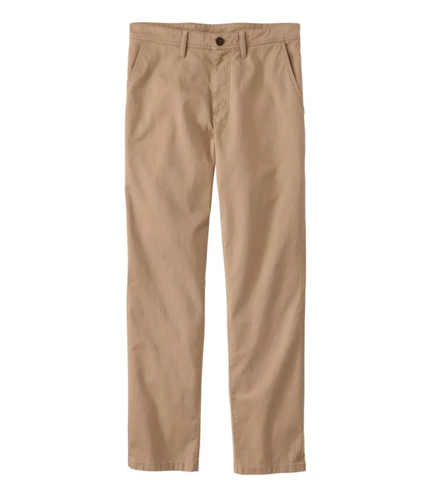 Men's Sunwashed Khaki Pants, Standard Fit