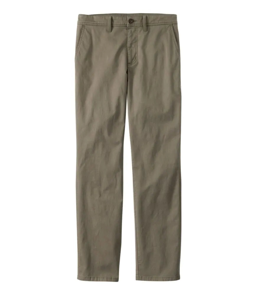 Men's Sunwashed Khaki Pants, Standard Fit