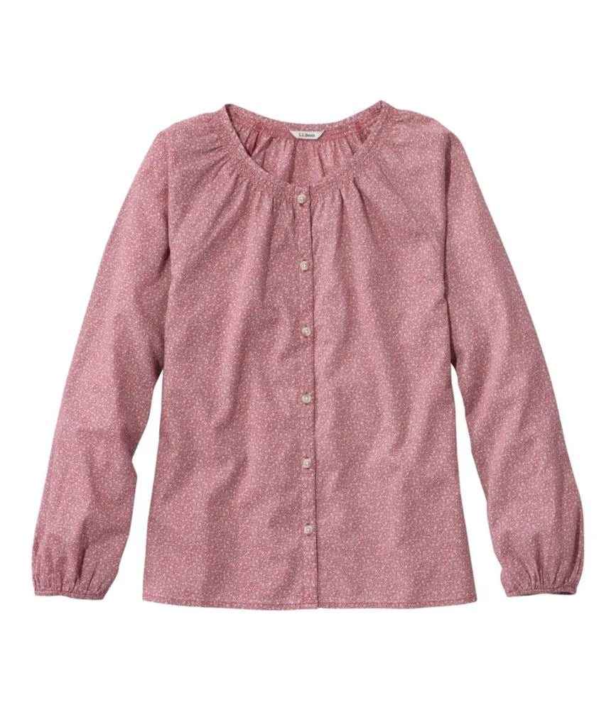 Women's Whisperweight Poplin Shirt, Long-Sleeve