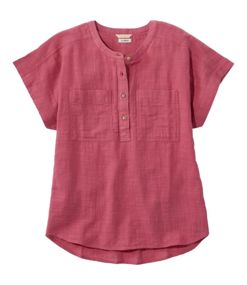 Women's L.L.Bean Day Breeze Shirt, Short-Sleeve Popover