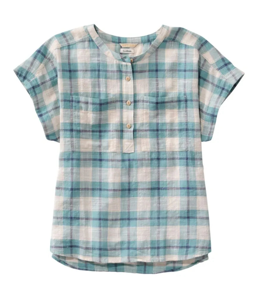 Women's L.L.Bean Day Breeze Shirt, Short-Sleeve Popover