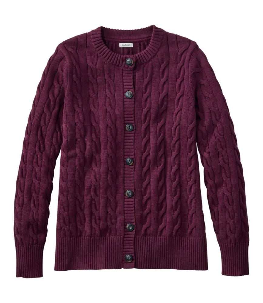Women's The Original Double L® Sweater, Cable Cardigan