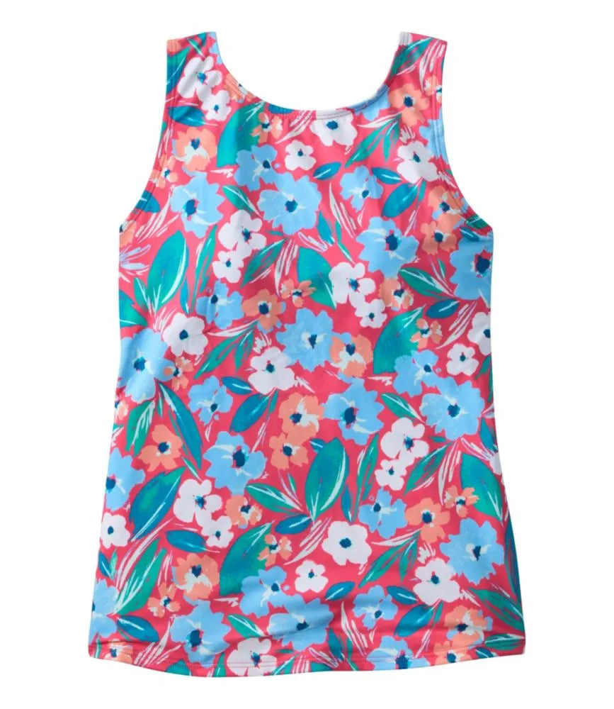 Women's BeanSport Highneck Tankini Top, Print