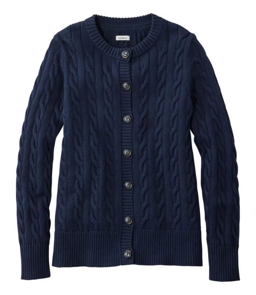 Women's The Original Double L® Sweater, Cable Cardigan