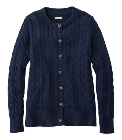 Women's The Original Double L® Sweater, Cable Cardigan