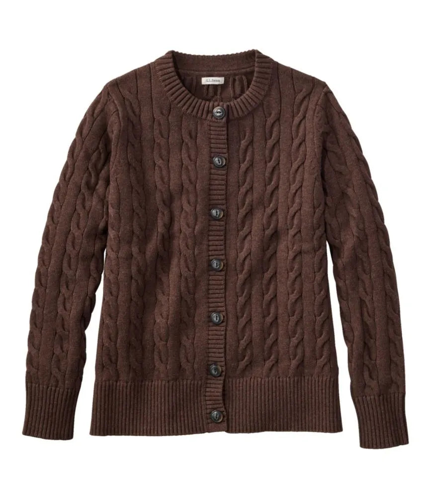 Women's The Original Double L® Sweater, Cable Cardigan