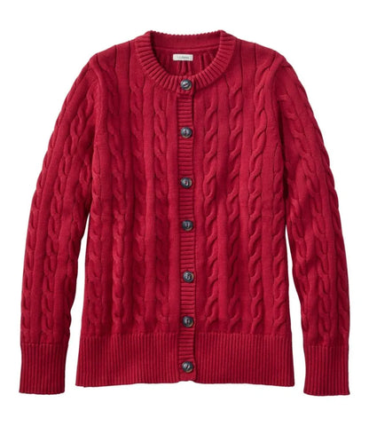 Women's The Original Double L® Sweater, Cable Cardigan