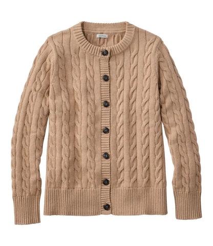 Women's The Original Double L® Sweater, Cable Cardigan