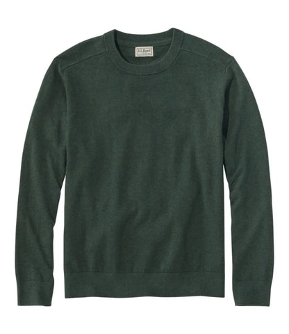 Men's All Seasons Cotton Blend Sweater, Crewneck