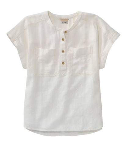 Women's L.L.Bean Day Breeze Shirt, Short-Sleeve Popover