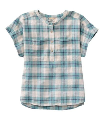 Women's L.L.Bean Day Breeze Shirt, Short-Sleeve Popover
