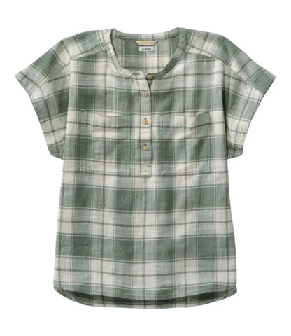 Women's L.L.Bean Day Breeze Shirt, Short-Sleeve Popover
