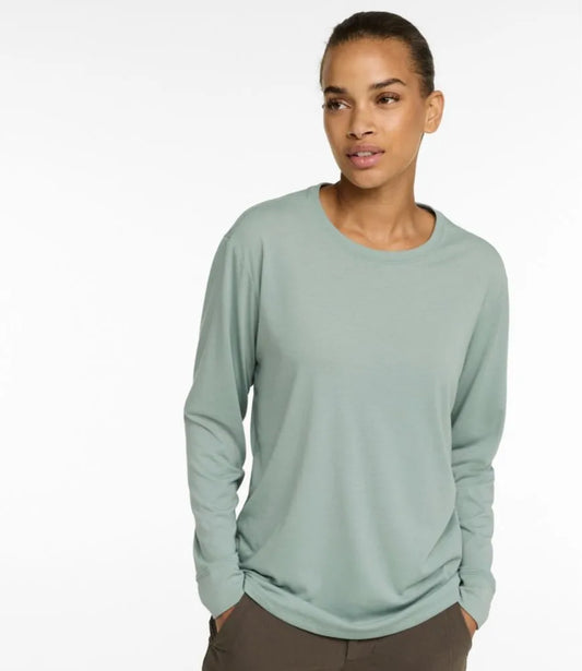 Women's Mountainside Crewneck Tee, Long-Sleeve