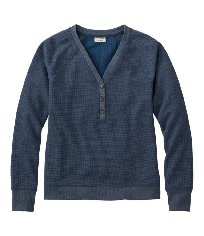 Women's Mountainside Micro Waffle Henley