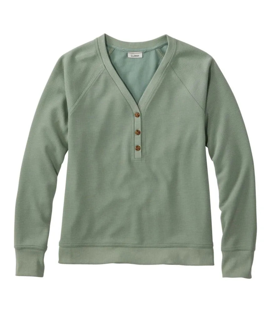 Women's Mountainside Micro Waffle Henley