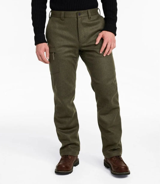 Men's Maine Guide Lightweight Lined Wool Pants