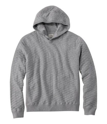 Men's Quilted Hoodie Sweater