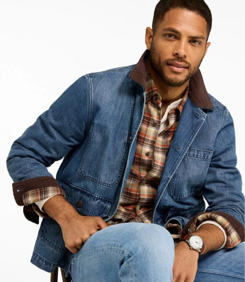 Men's Signature Double L® Denim Barn Coat