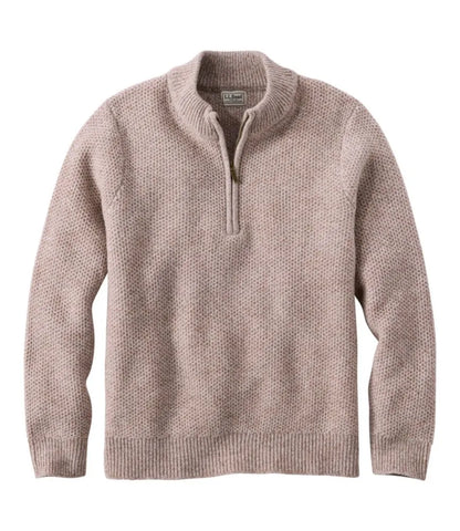 Men's Heritage Honeycomb Sweater, Quarter-Zip